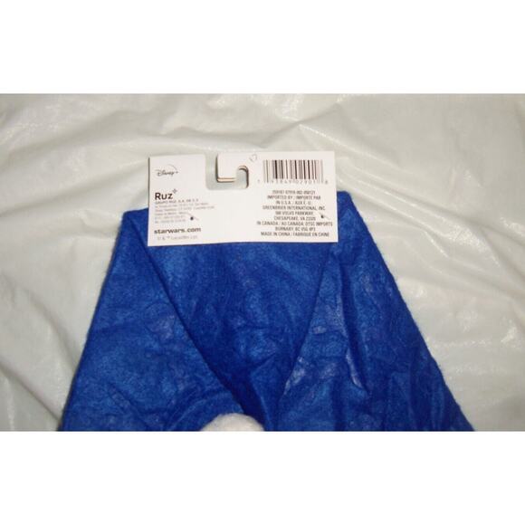 Disney Din Grogu Baby Yoda Blue Christmas Santa Hats 16" Felt by RUZ - Picture 5 of 5